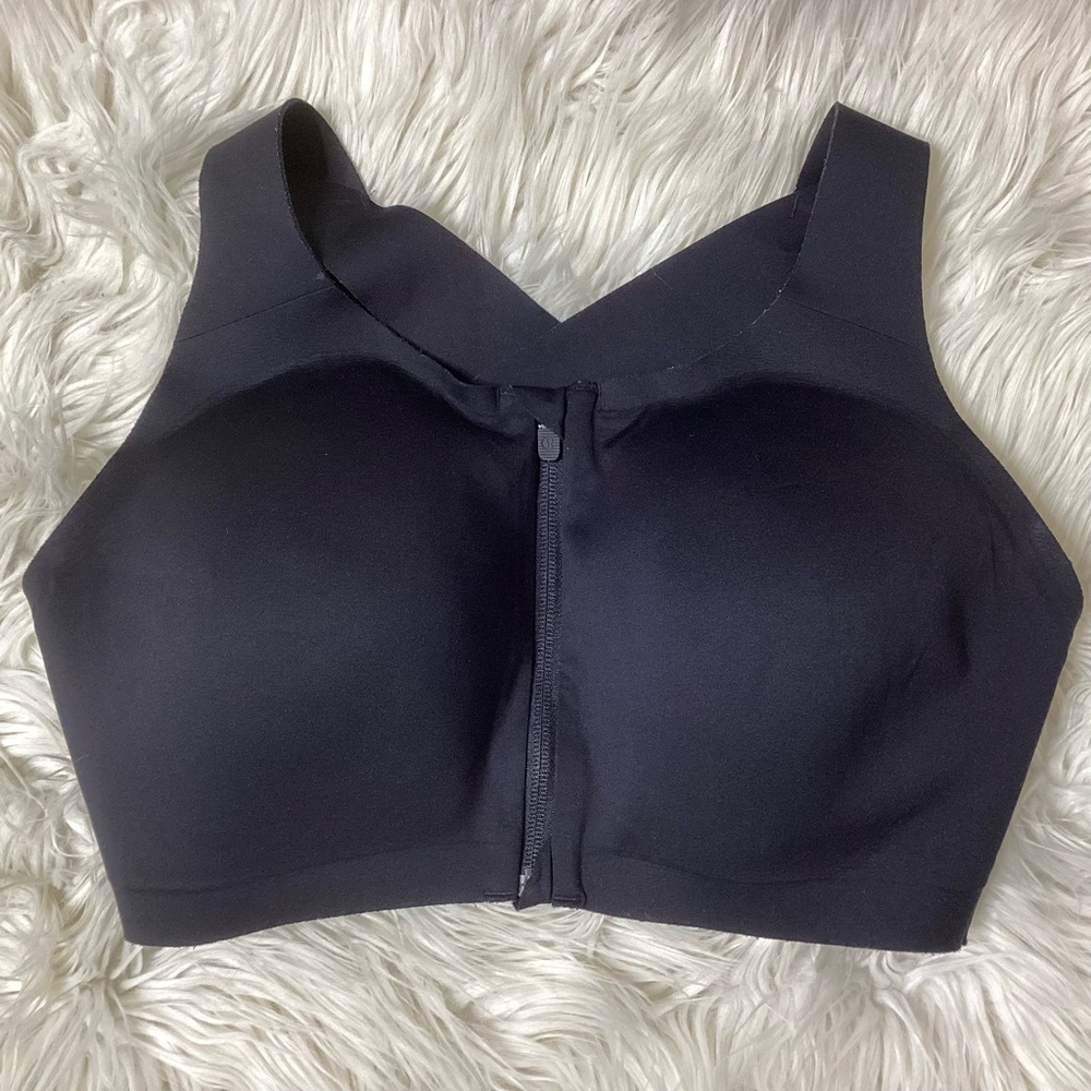 Lululemon Zip Front Bra Black 36E - Picture 3 of 7